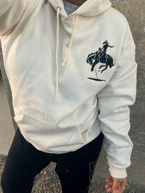 Bronc hoodie embroidered
